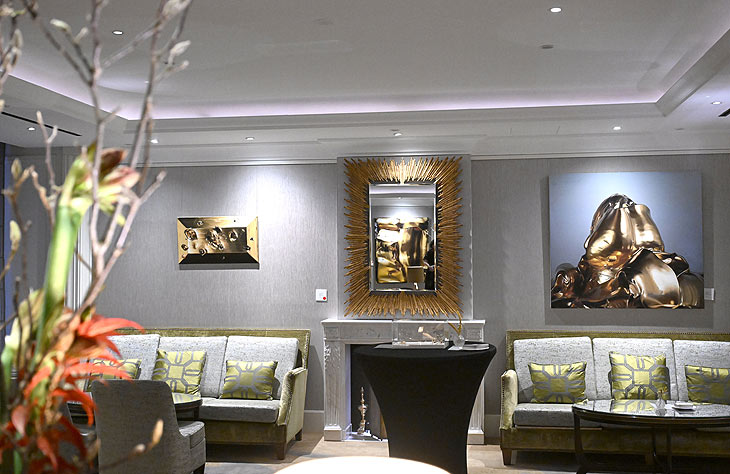 Kunstkonnex Artconsulting Neujahrscocktail / Neujahrsempfang mit Ausstellung &bdquo;Gold! Malerei von Felix Rehfeld" im Hotel Mandarin Oriental / M&uuml;nchen / 28. Januar 2026 / Foto: Frank Rollitz / ABR-Pictures 